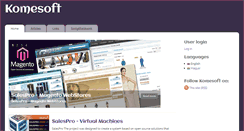 Desktop Screenshot of komesoft.com